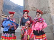 Twierdza Inków w Ollantaytambo - upodabniam się do mieszkańców 